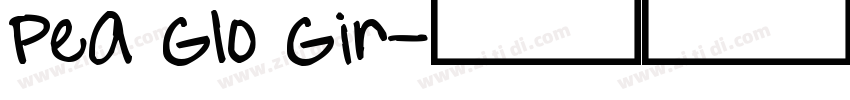 Pea Glo Gir字体转换